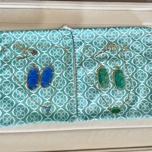 Kendra Scott - Lot of 4 - 2 Earrings and 2 Necklaces